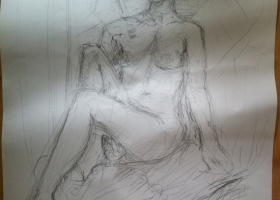 Life Drawing 12-08-2013 (b) Life Drawing 12-08-2013 (b)